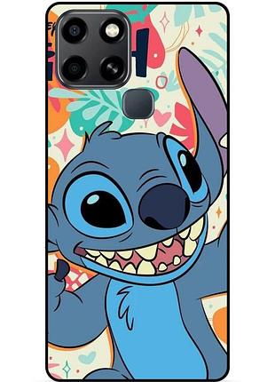 Силіконовий бампер чохол для infinix smart 6 з малюнком stitch стіч