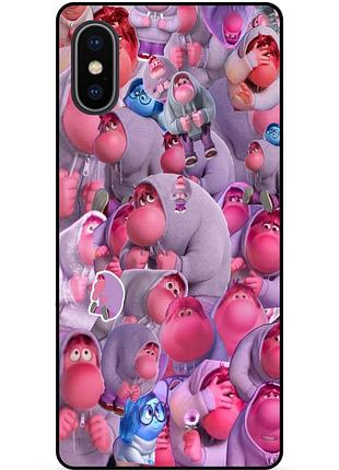 Силіконовий чохол бампер для iphone xr з малюнком головоломка