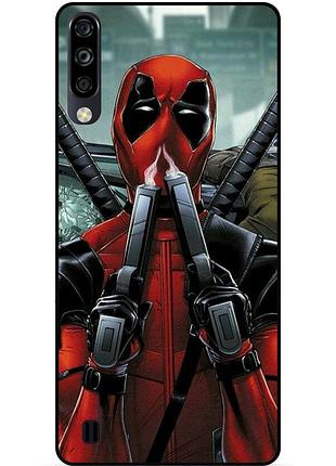 Чехол силиконовый бампер для zte blade a7 2020 с рисунком дэдпул deadpool