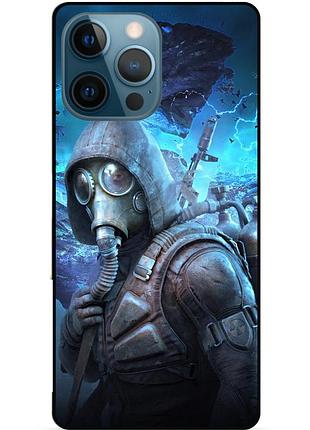 Силиконовый чехол бампер для iphone 13 pro stalker сталкер