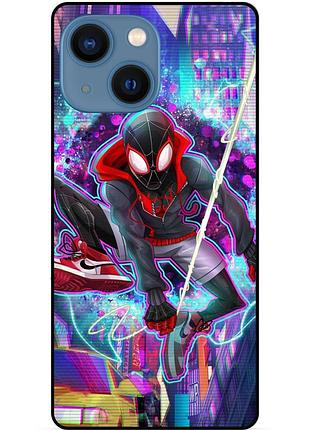 Силіконовий чохол бампер для iphone 15 plus з картинкою spider man людина-павук