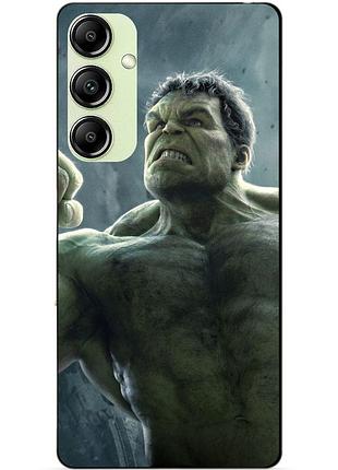 Чехол силиконовый бампер для samsung a55 с рисунком халк marvel hulk