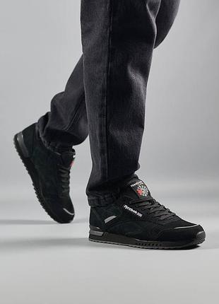 Reebok classic m all black 2