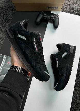 Reebok classic m all black 8
