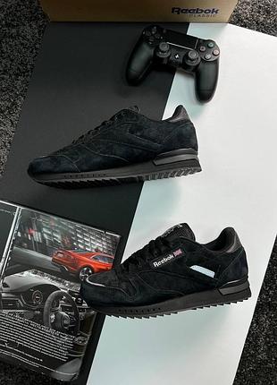 Reebok classic m all black 9