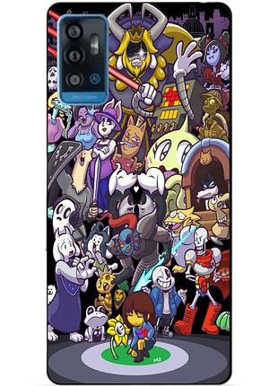 Силіконовий чохол бампер для zte blade a71 з малюнком undertale андертейл