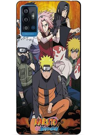 Чехол силиконовый бампер для zte blade a71 с рисунком naruto наруто аниме
