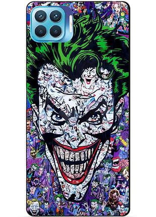 Силиконовый чехол бампер для oppo reno 4 lite с рисунком джокер joker