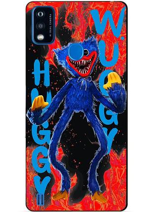 Силіконовий чохол бампер для zte blade a51 з малюнком huggy wuggy хаггі вагі
