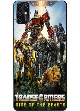 Чехол силиконовый бампер для zte blade v2020 smart звероботы трансформеры transformers