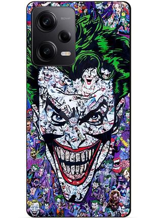 Силиконовый чехол бампер для xiaomi redmi note 12 pro 5g с рисунком джокер joker