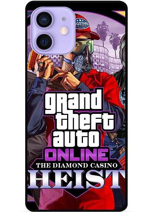Силіконовий бампер чохол для iphone 11 з малюнком gta гта