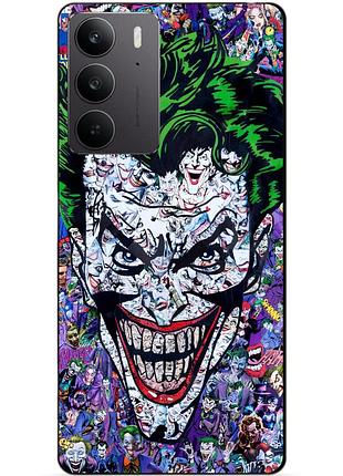 Силіконовий чохол бампер для realme c75 з малюнком джокер joker