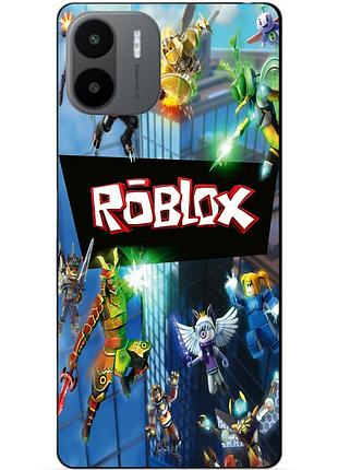 Силиконовый чехол бампер для xiaomi redmi a2 / a1 с картинкой roblox роблокс