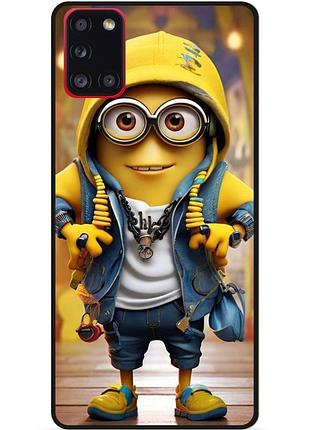 Чехол силиконовый бампер для samsung a21s с рисунком миньон marvel