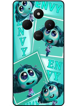 Чехол силиконовый бампер для tecno spark 30c с рисунком головоломка envy
