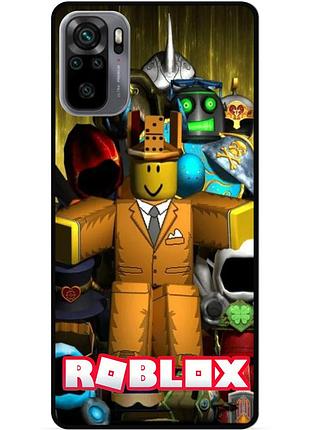 Силиконовый чехол для xiaomi redmi note 10s с рисунком roblox роблокс