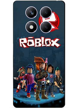 Силіконовий чохол бампер для xiaomi redmi note 14 pro з малюнком roblox роблокс