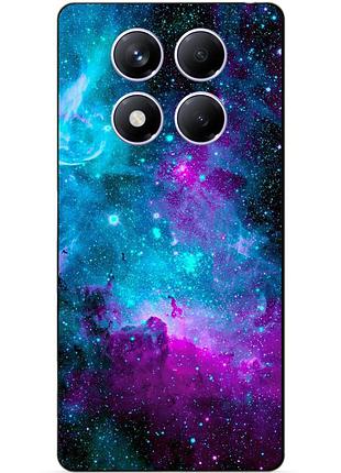 Силіконовий чохол бампер для xiaomi redmi note 14 pro з малюнком галактика космос