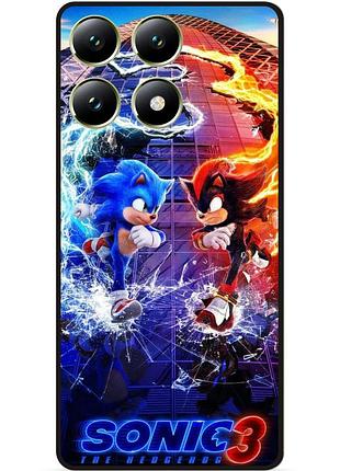 Силіконовий чохол бампер для xiaomi 14t з малюнком соник 9