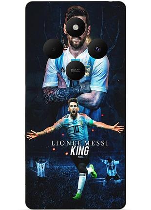 Силіконовий чохол бампер для xiaomi redmi 14c з малюнком messi or мессі