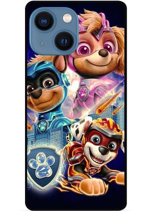 Силіконовий чохол бампер для iphone 13 з малюнком щенячий патруль