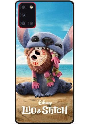 Силиконовый чехол бампер для zte blade l9 лило и стич stitch