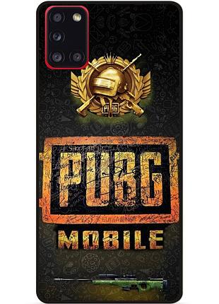 Силіконовий чохол бампер для samsung m51 з малюнком пабг pubg