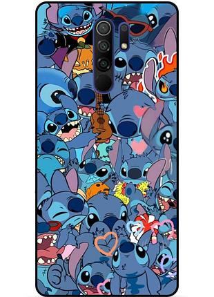 Силіконовий бампер чохол для xiaomi redmi 9 з малюнком stitch стіч