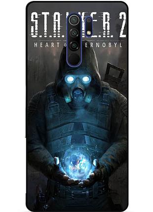 Силиконовый чехол бампер для xiaomi redmi note 8 pro с картинкой сталкер stalker