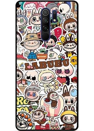 Силіконовий бампер чохол для xiaomi redmi 9 з малюнком лабубу labubu