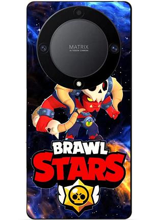 Чехол силиконовый бампер для huawei honor magic 6 lite с героем космический бравл бо