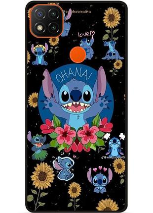 Силіконовий бампер чохол для xiaomi redmi 9c з картинкою стіч stitch