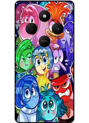 Силіконовий чохол бампер для tecno spark 30c з малюнком головоломка