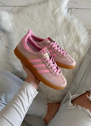 Жіночі кросівки adidas handball spezial glow pink rose tone