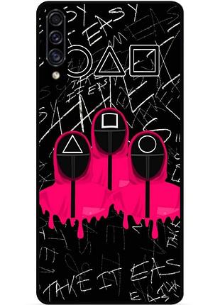 Чехол силиконовый для samsung m20 игра в кальмара