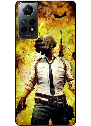 Силіконовий чохол бампер для xiaomi redmi note 12 pro з малюнком пабг pubg
