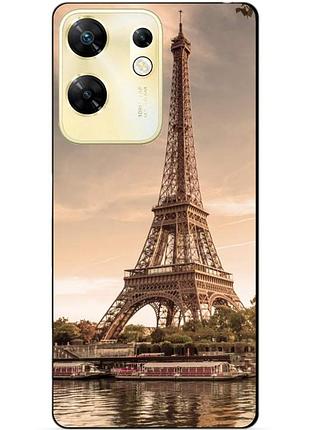 Силіконовий чохол бампер для infinix zero 30 4g з малюнком ейфелева вежа франція париж