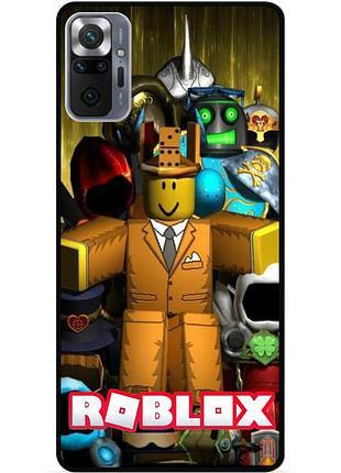 Силиконовый чехол для xiaomi redmi note 10 pro с рисунком roblox роблокс