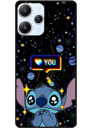 Силиконовый бампер чехол для xiaomi redmi 12 лило и стич stitch