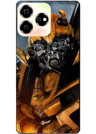 Силіконовий чохол бампер для zte nubia v60 з малюнком бамблбі bumblebee трансформери