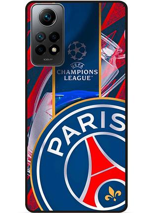 Силіконовий чохол бампер для xiaomi redmi note 11 pro з малюнком псж psg