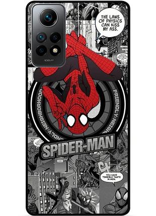 Силіконовий чохол бампер для xiaomi redmi note 11 з картинкою людина-павук spider man