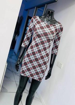 Новое платье new look в клетку, размер 10 (m)