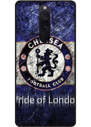 Чехол силиконовый бампер для xiaomi redmi 8 с рисунком челси chelsea