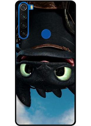Чехол силиконовый для xiaomi redmi note 8 с картинкой как приручить дракона dragon