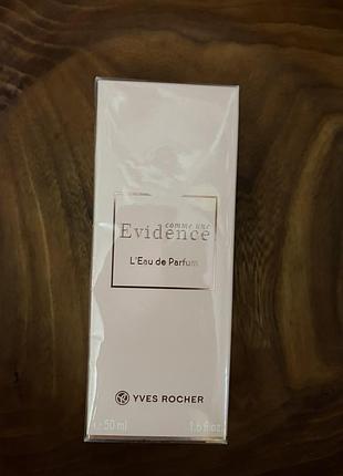 Нова парфумована вода yves rocher comme une evidence 50 ml