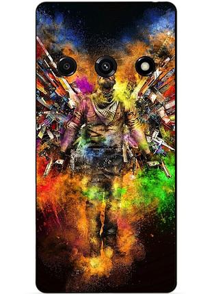 Чехол силиконовый бампер для xiaomi redmi a3 с рисунком воин контр-страйк counter-strike