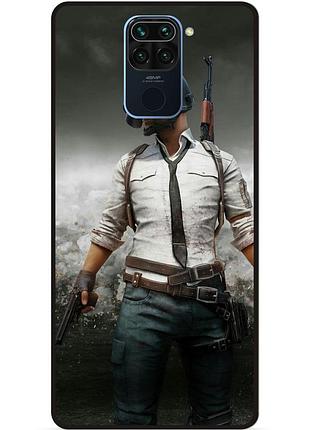Силіконовий чохол бампер для xiaomi redmi note 9 з малюнком pubg пабг