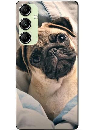 Силіконовий чохол бампер для samsung s21 plus з малюнком фото мопс